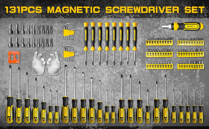 Heydake 131PCS Tool Set (Yellow)