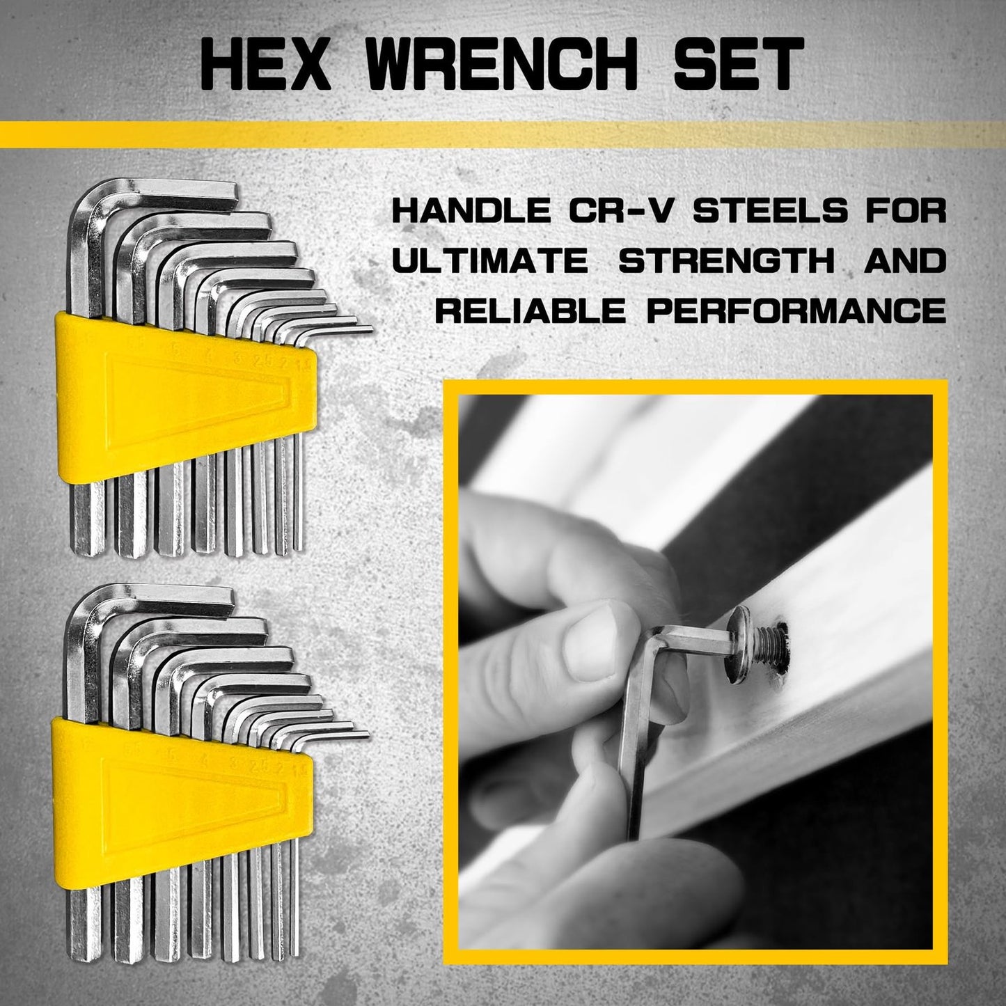 Heydake 131PCS Tool Set (Yellow)
