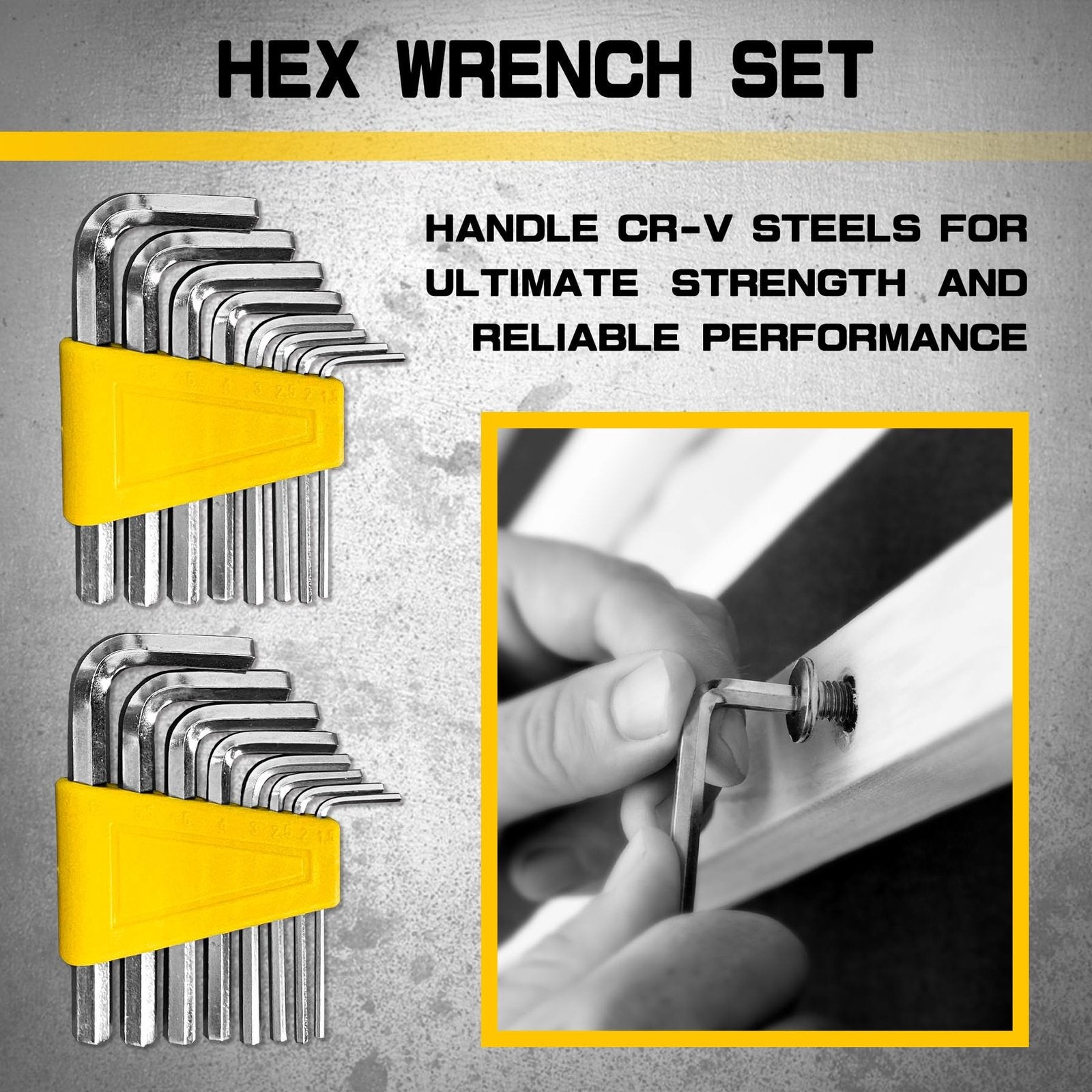 Heydake 131PCS Tool Set (Yellow)