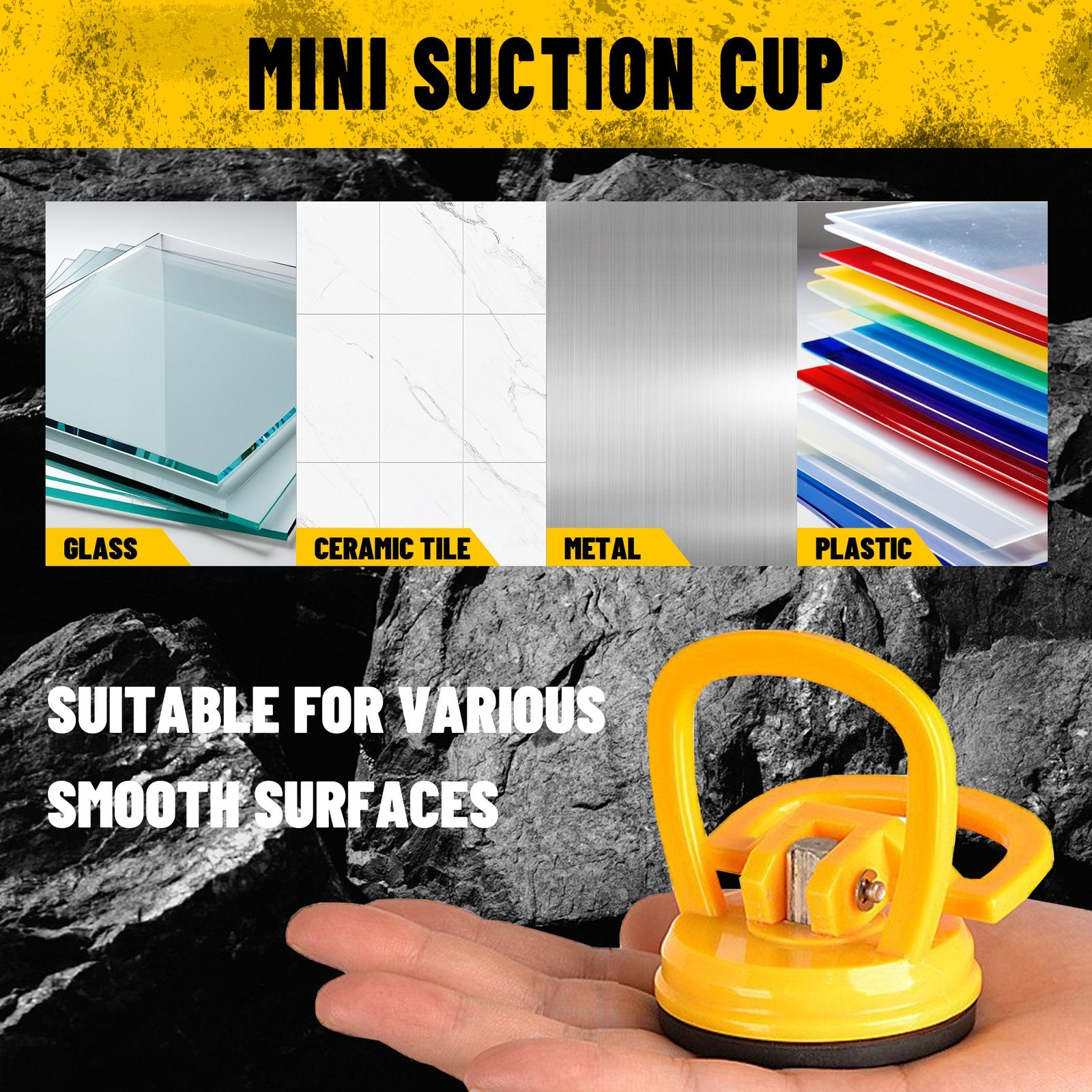 Heydake 4PCS Mini Suction Cup Dent Puller