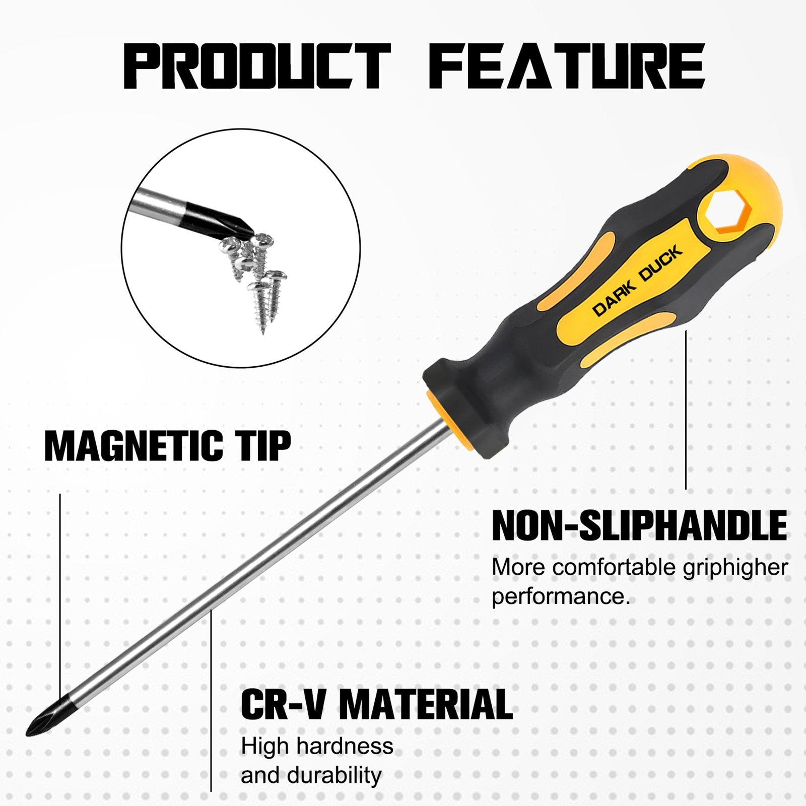 Heydake 16PCS Magnetic Screwdriver Set in Tube
