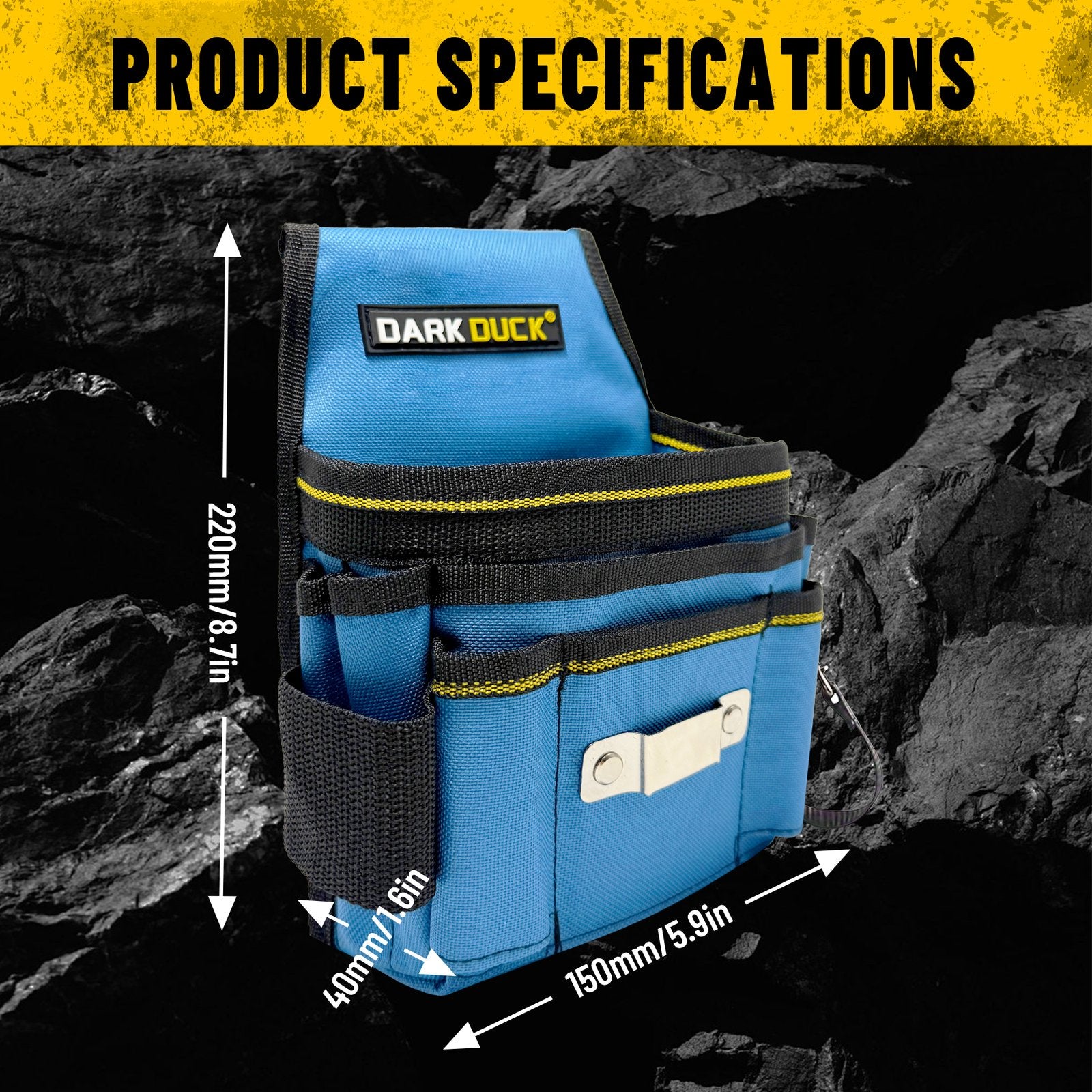 Heydake Small Canvas Tool Storage Bag