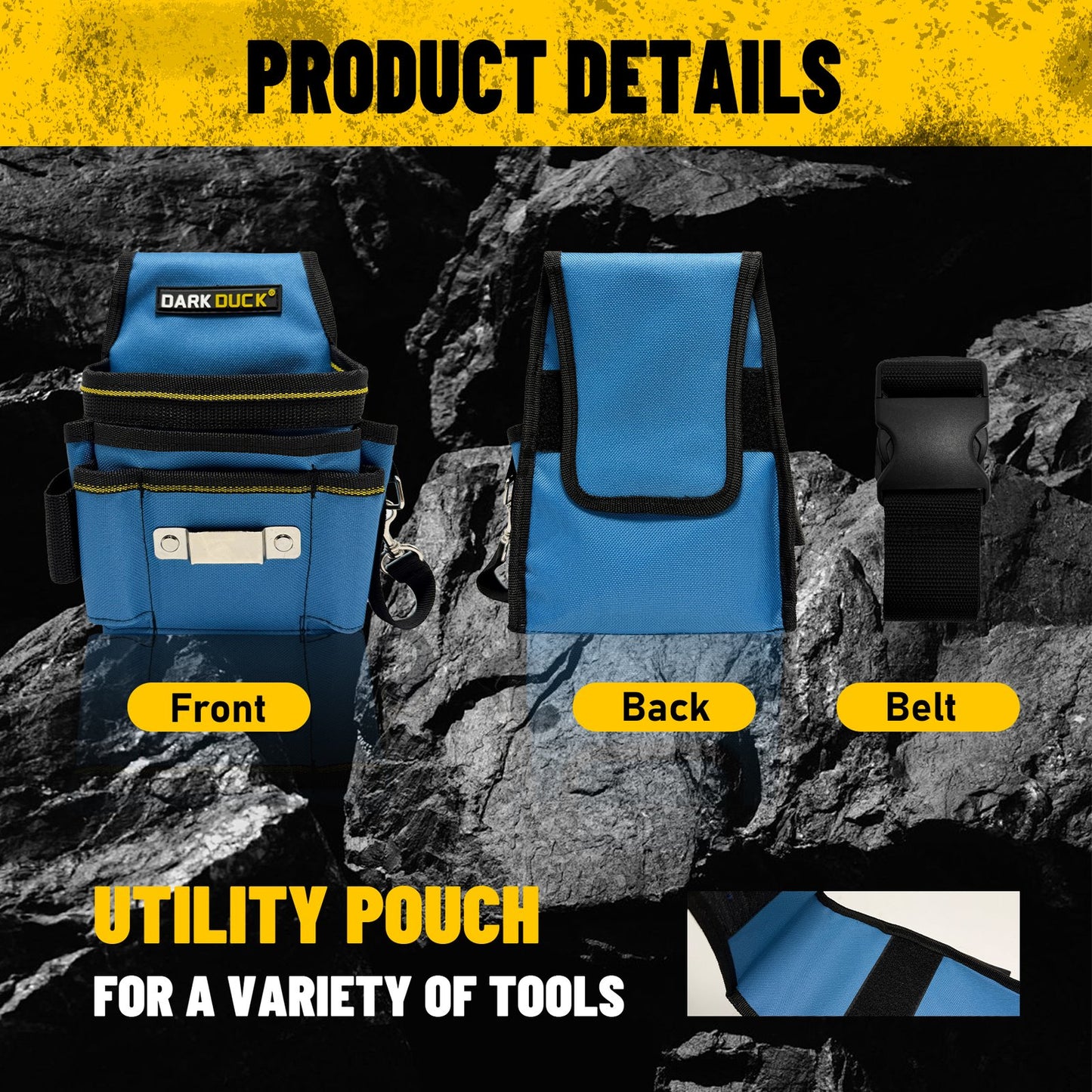 Heydake Small Canvas Tool Storage Bag