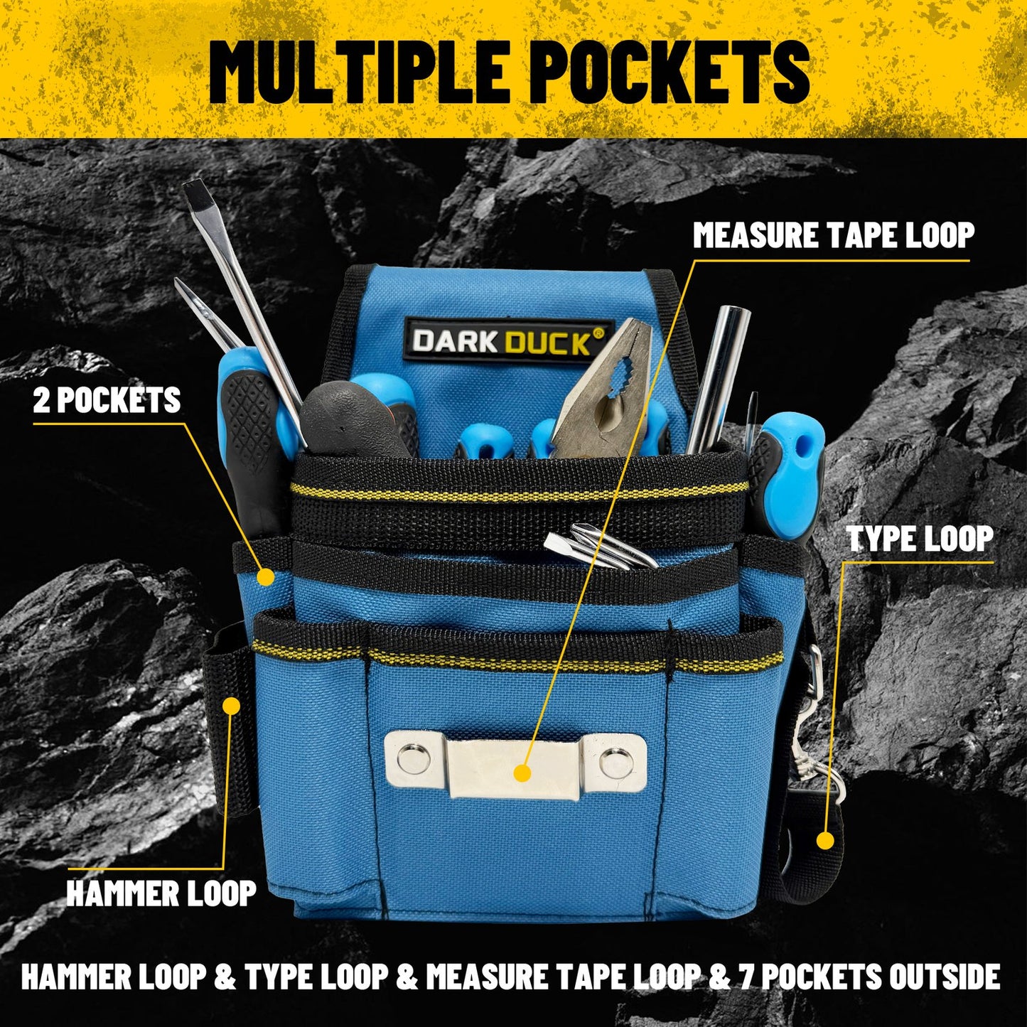 Heydake Small Canvas Tool Storage Bag
