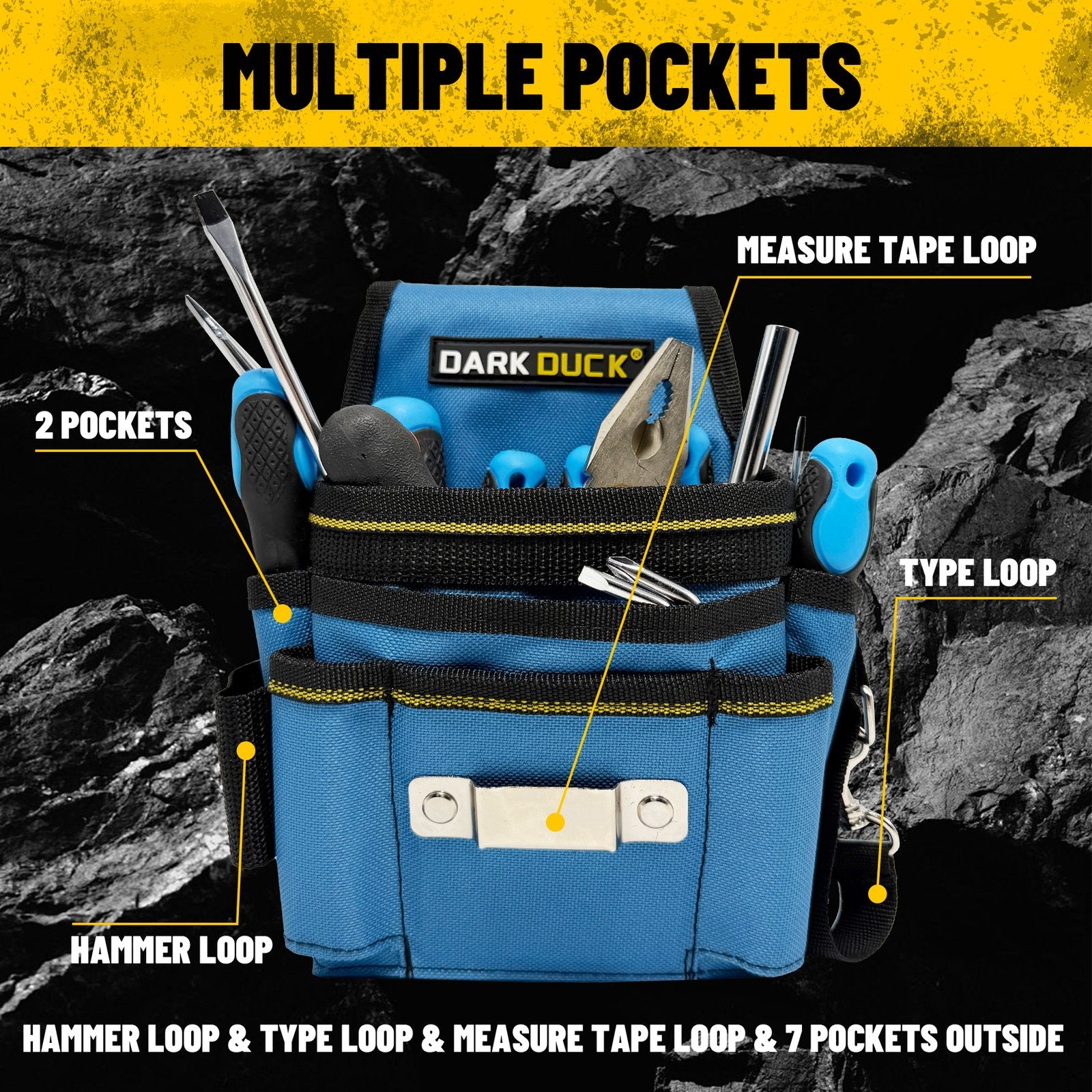 Heydake Small Canvas Tool Storage Bag