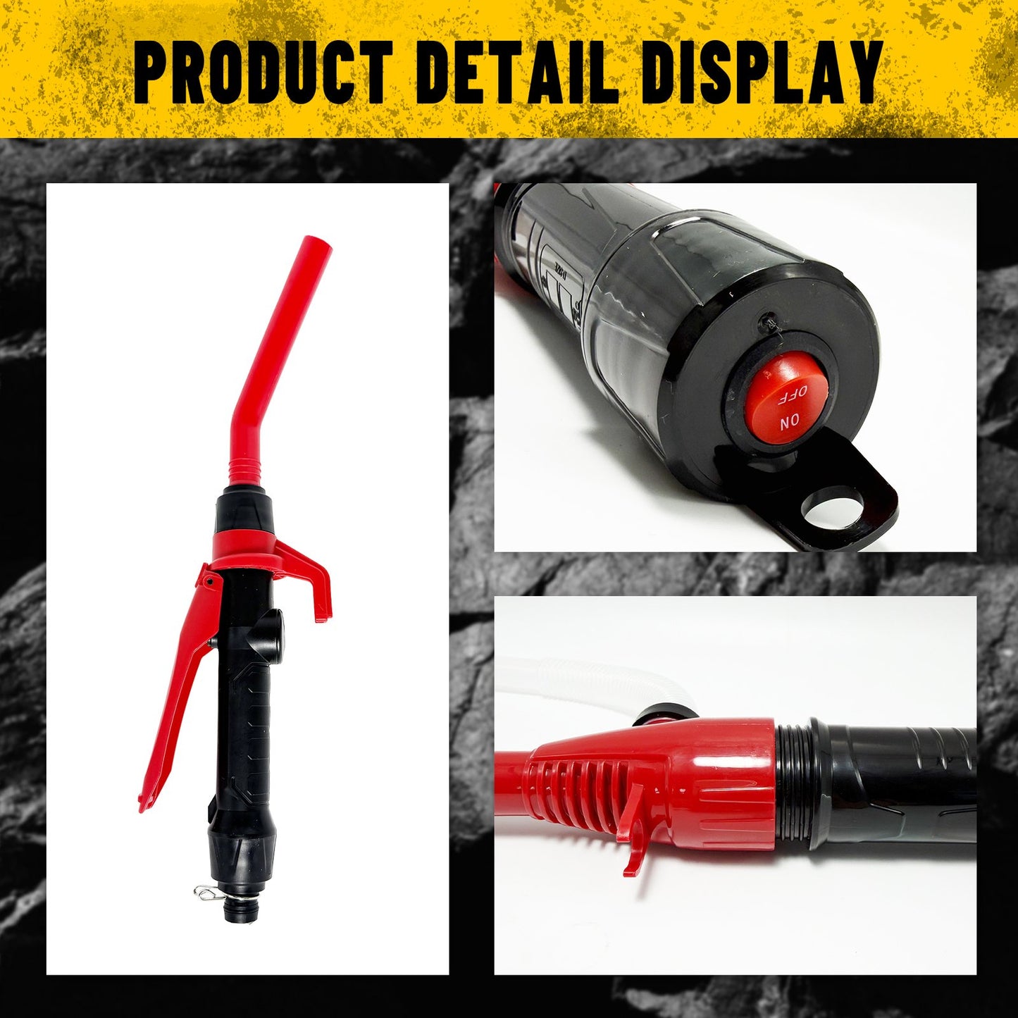 Heydake Battery-Powered Siphon Pump