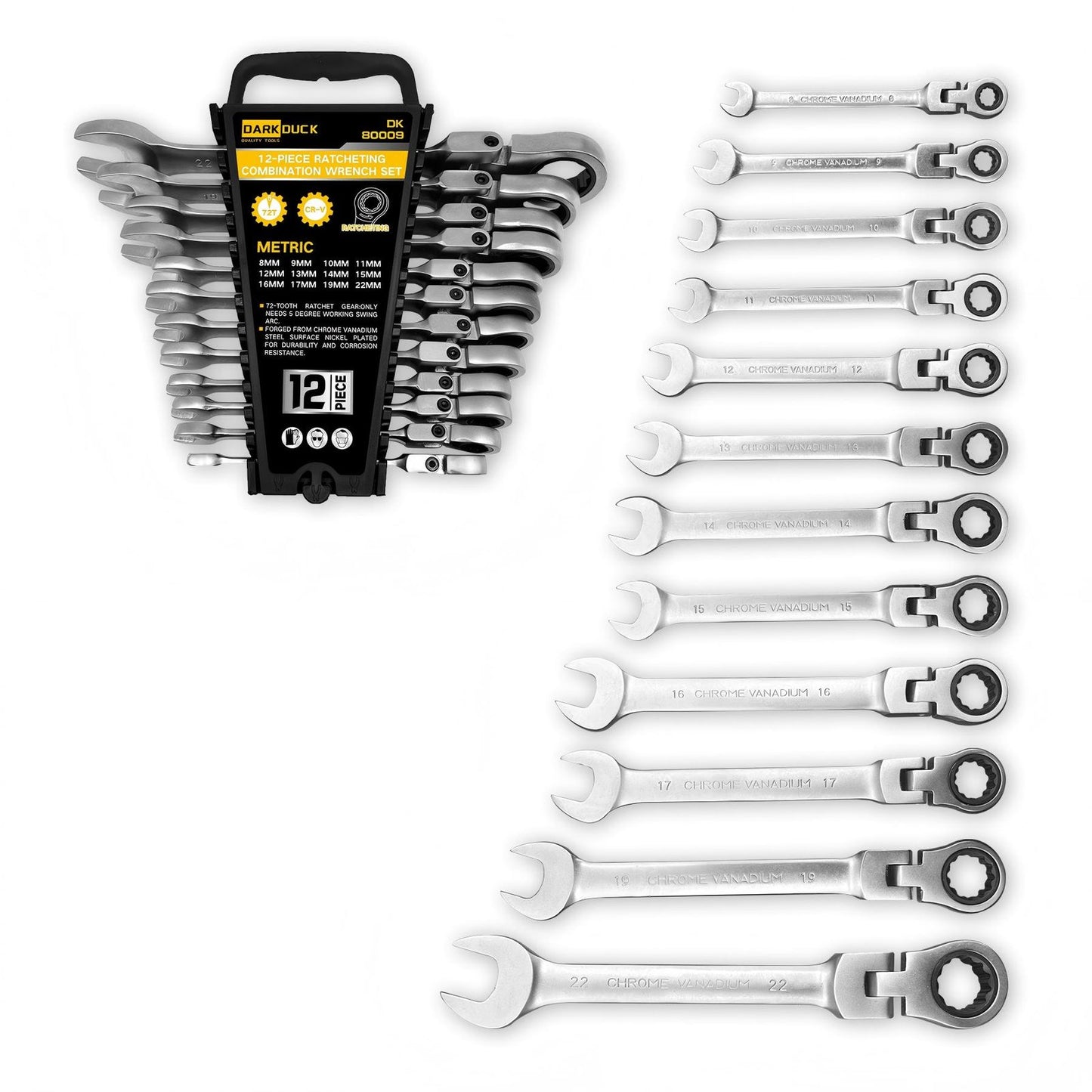 Heydake 12PCS Wrench Set