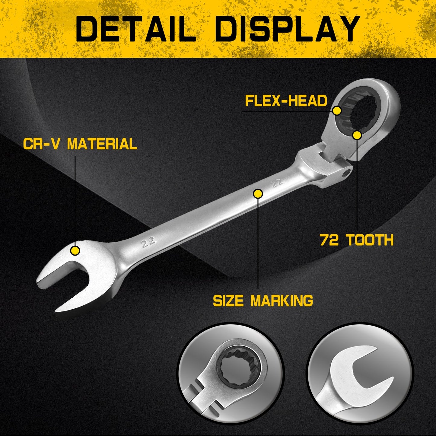 Heydake 12PCS Wrench Set