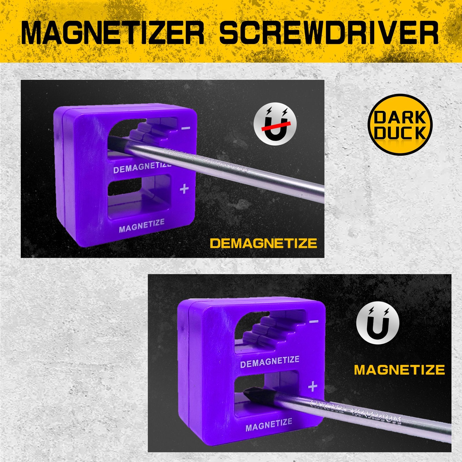 Heydake 118PCS Magnetic Screwdriver Bit Set - Purple