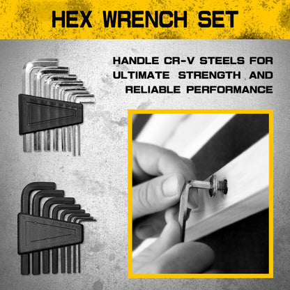 Heydake 118PCS Magnetic Screwdriver Bit Set - Blue