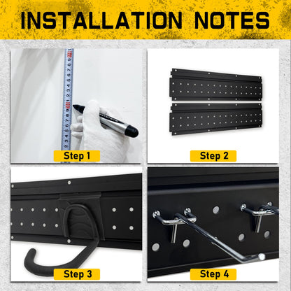 Heydake 16PCS Pegboard Hook Organizer Set