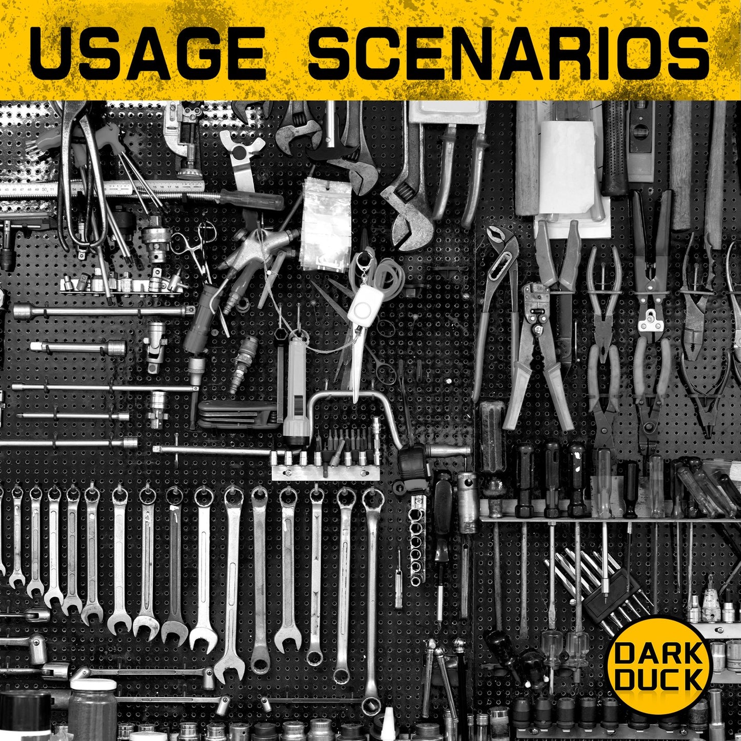 Heydake 100PCS Pegboard Tool Organizer Set
