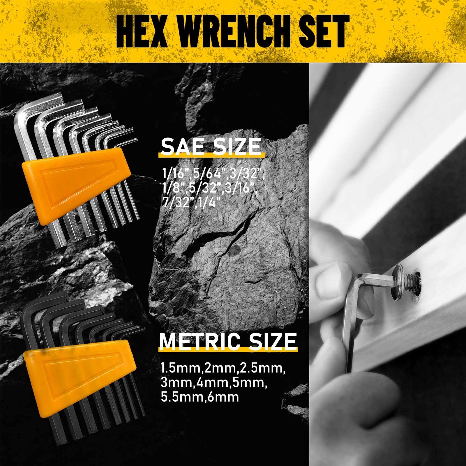 Heydake 121PCS Magnetic Screwdriver Bit Set