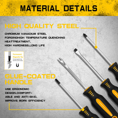 Heydake 121PCS Magnetic Screwdriver Bit Set