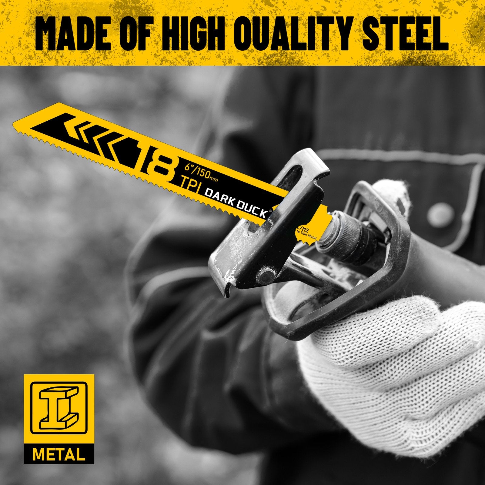 Heydake 12-Piece Reciprocating Saw Blade Set