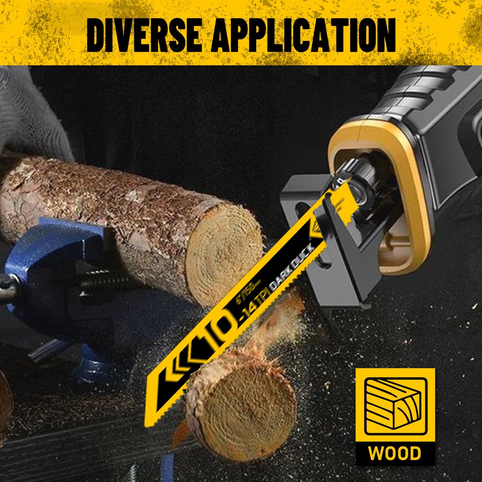 Heydake 12-Piece Reciprocating Saw Blade Set