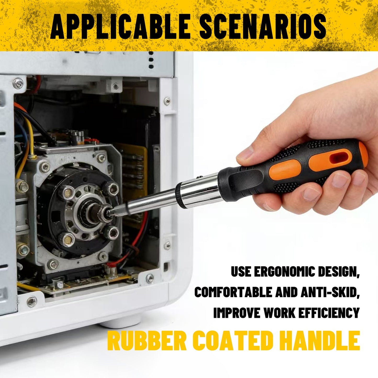 Heydake 34PCS Ratchet Screwdriver Set
