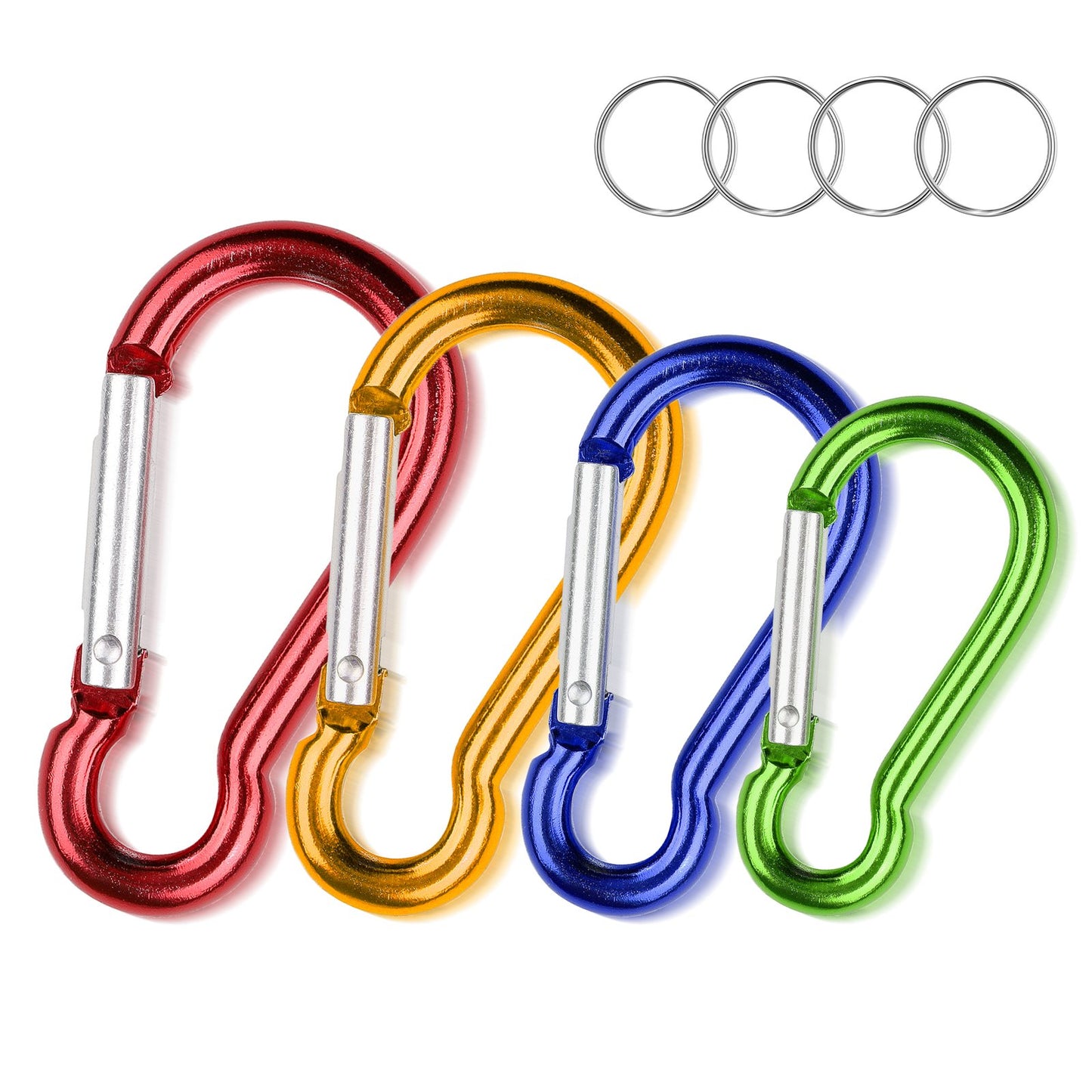 Heydake 4PCS Carabiner Set