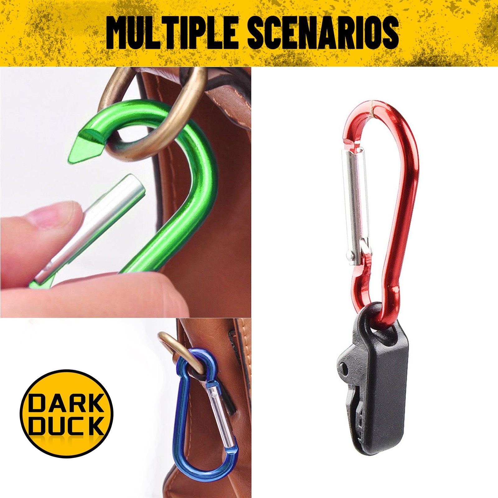 Heydake 4PCS Carabiner Set