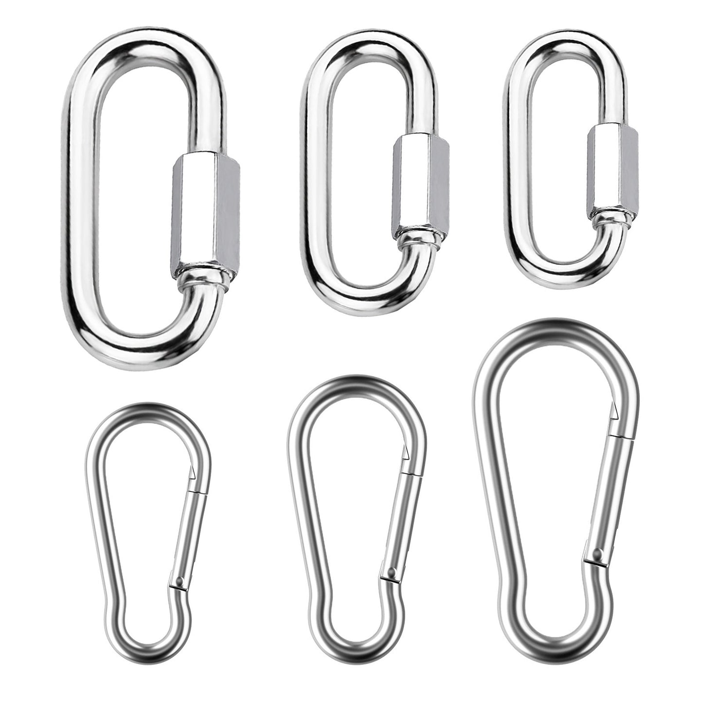 Heydake 6PCS Carabiner Set