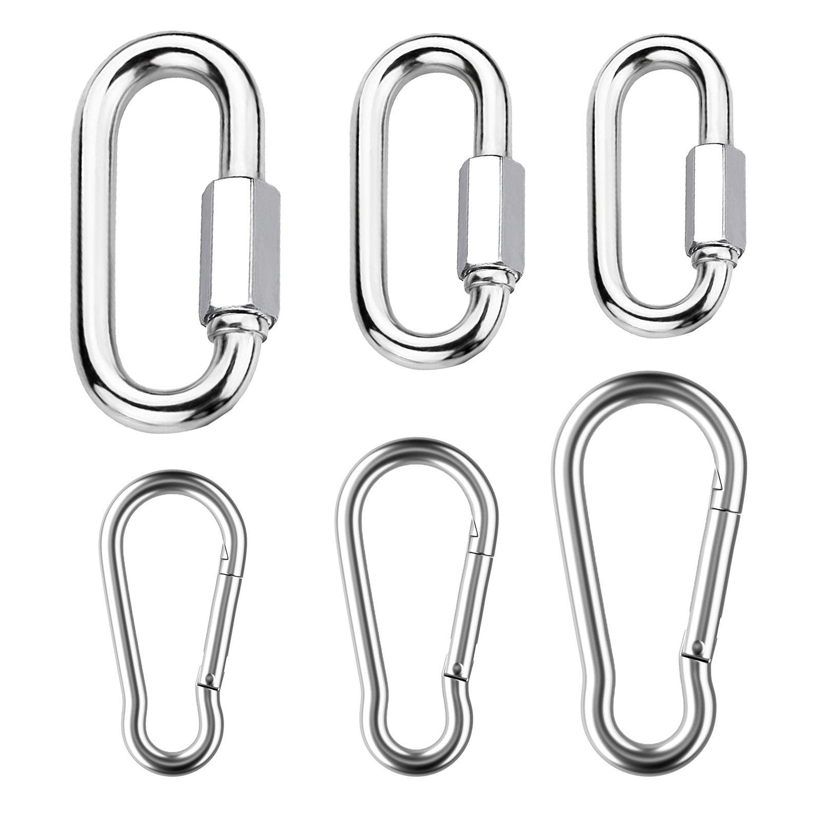 Heydake 6PCS Carabiner Set