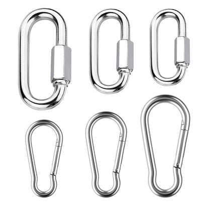 Heydake 6PCS Carabiner Set