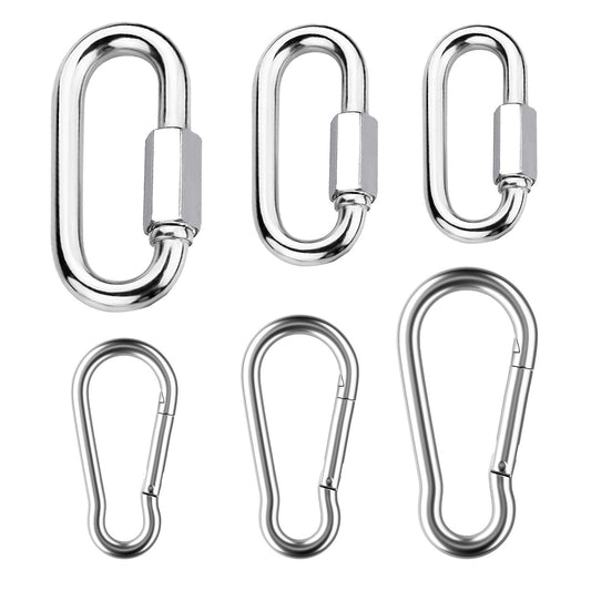 Heydake 6PCS Carabiner Set