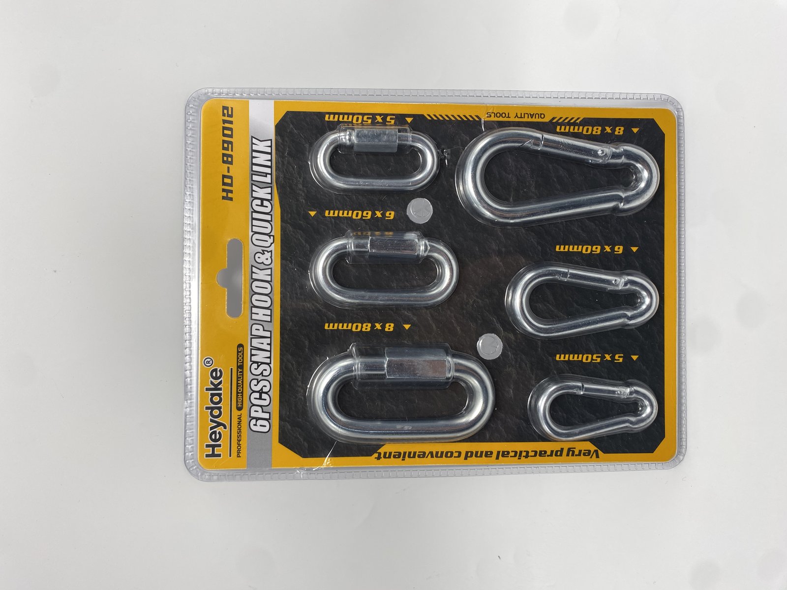 Heydake 6PCS Carabiner Set
