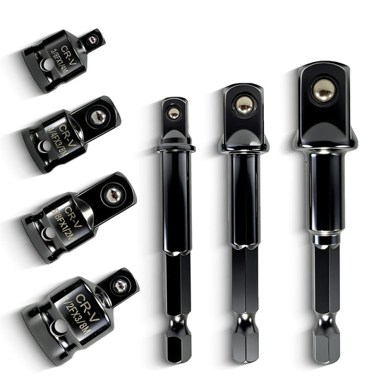 Heydake 7PCS Socket Adapter Set