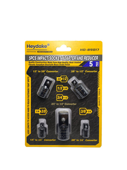 Heydake 5PCS Socket Adapter Set