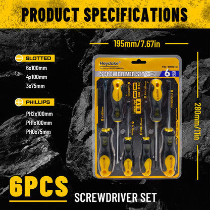 Heydake 6PCS Screwdriver Set