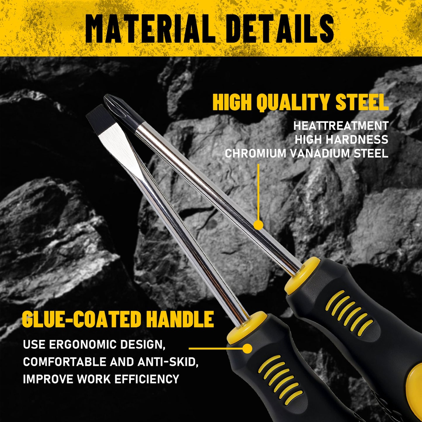 Heydake 10PCS Screwdriver Set