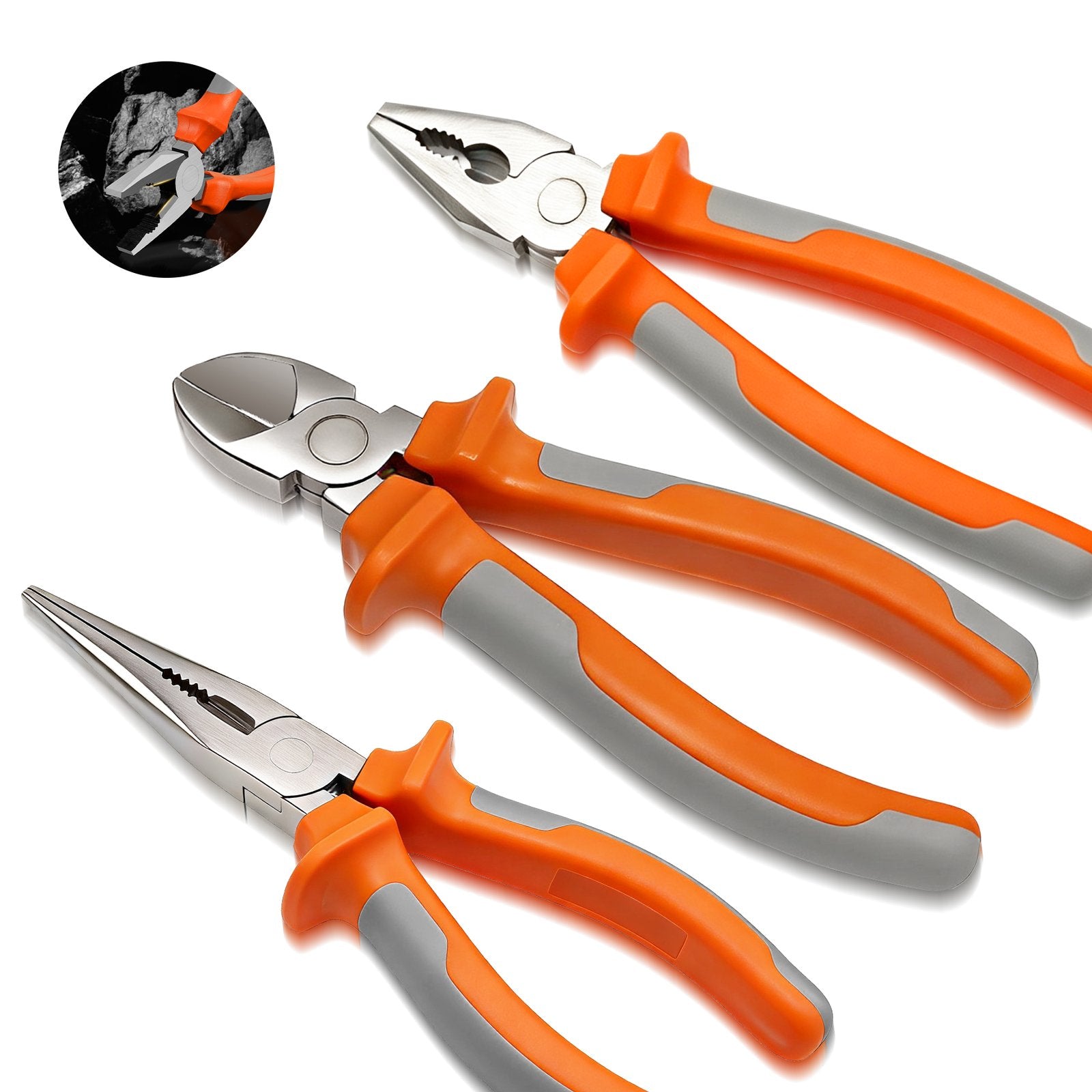 Heydake 8 Inch Long Nose Pliers