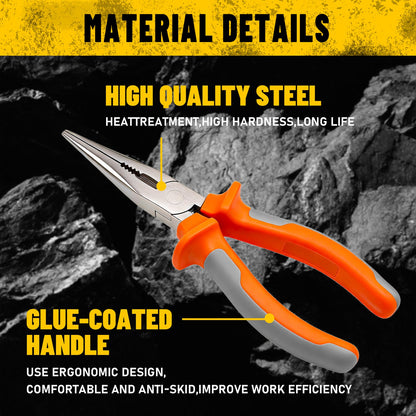 Heydake 6 Inch Long Nose Pliers