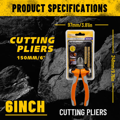 Heydake 6 Inch Diagonal Pliers