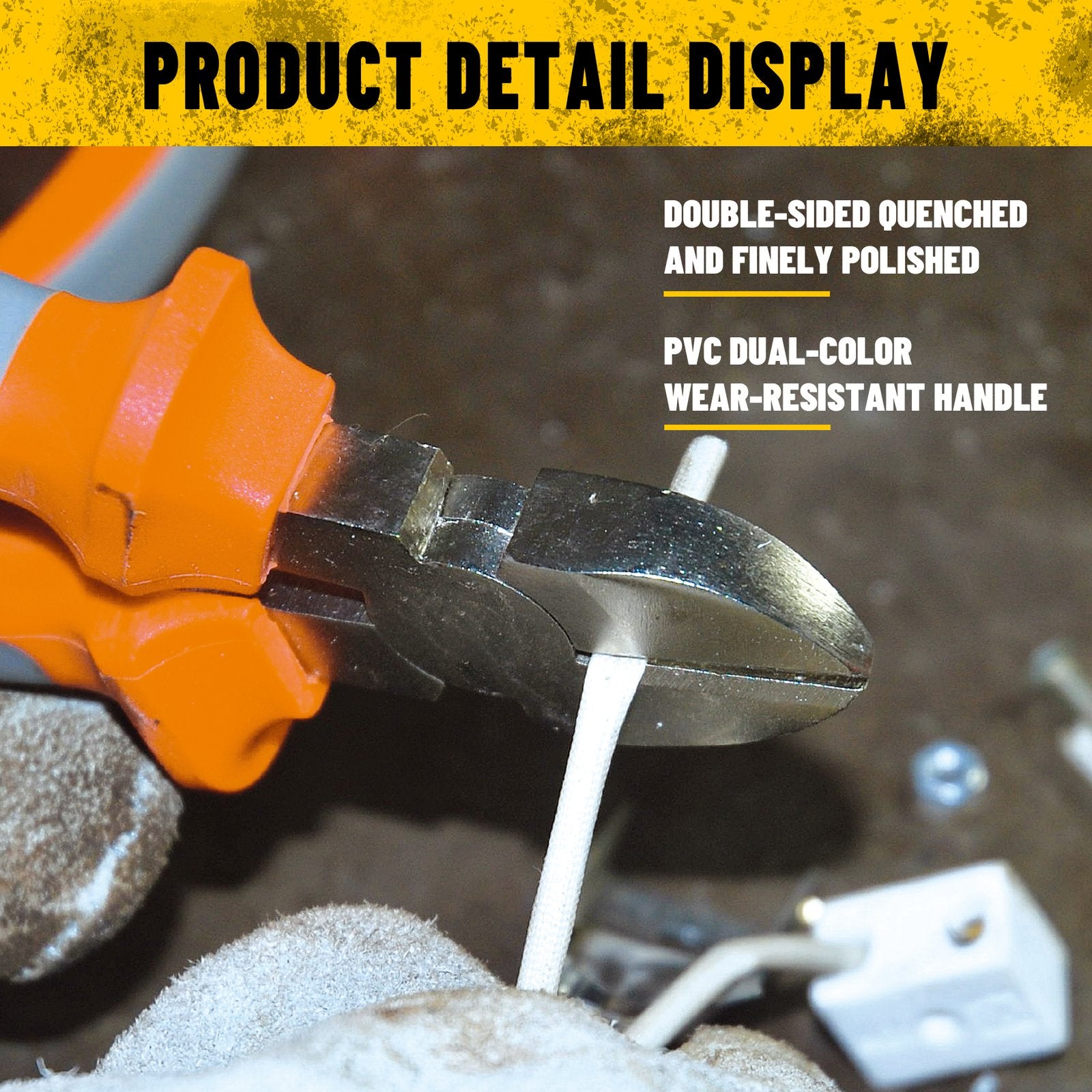 Heydake 8 Inch Diagonal Pliers