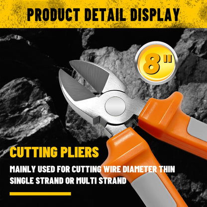 Heydake 8 Inch Diagonal Pliers