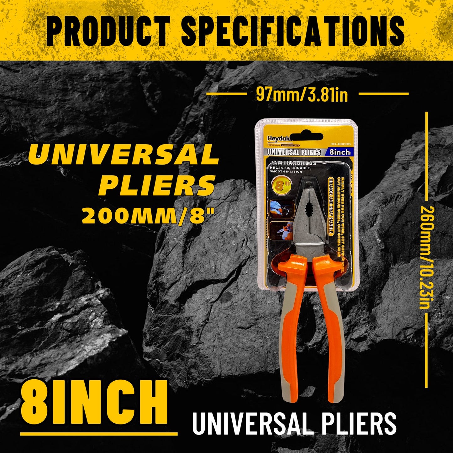 Heydake 7 Inch Combination Pliers