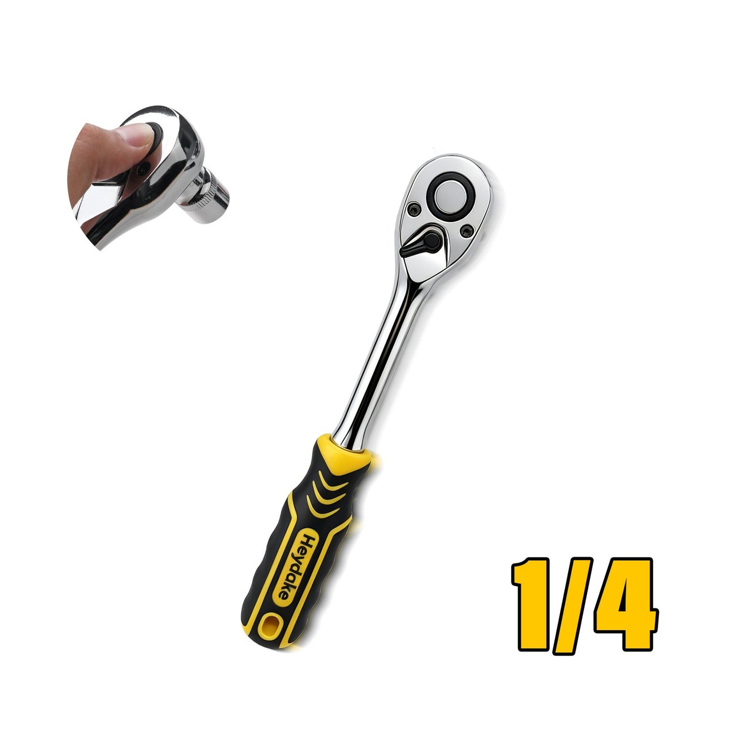 Heydake 1/4 Inch Drive Ratchet Wrench