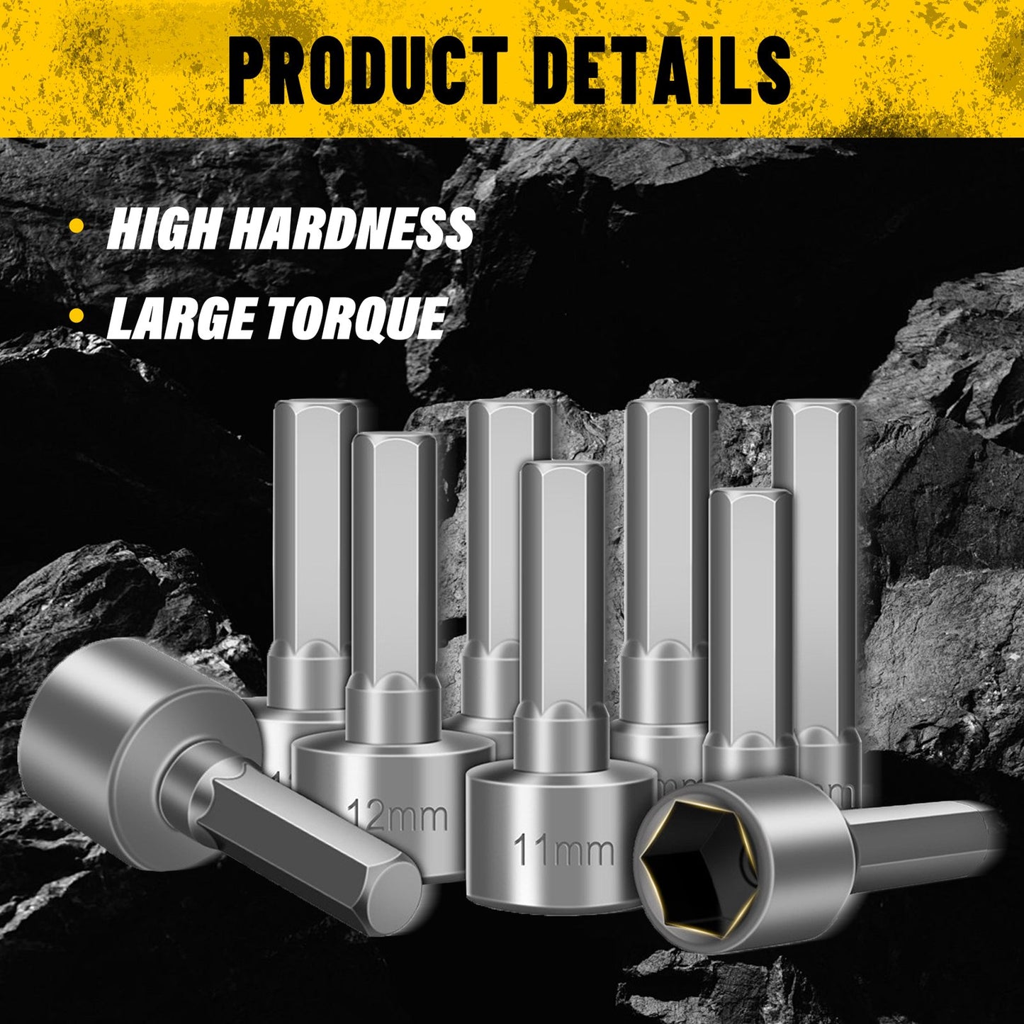 Heydake 9PCS Socket & Bit Set