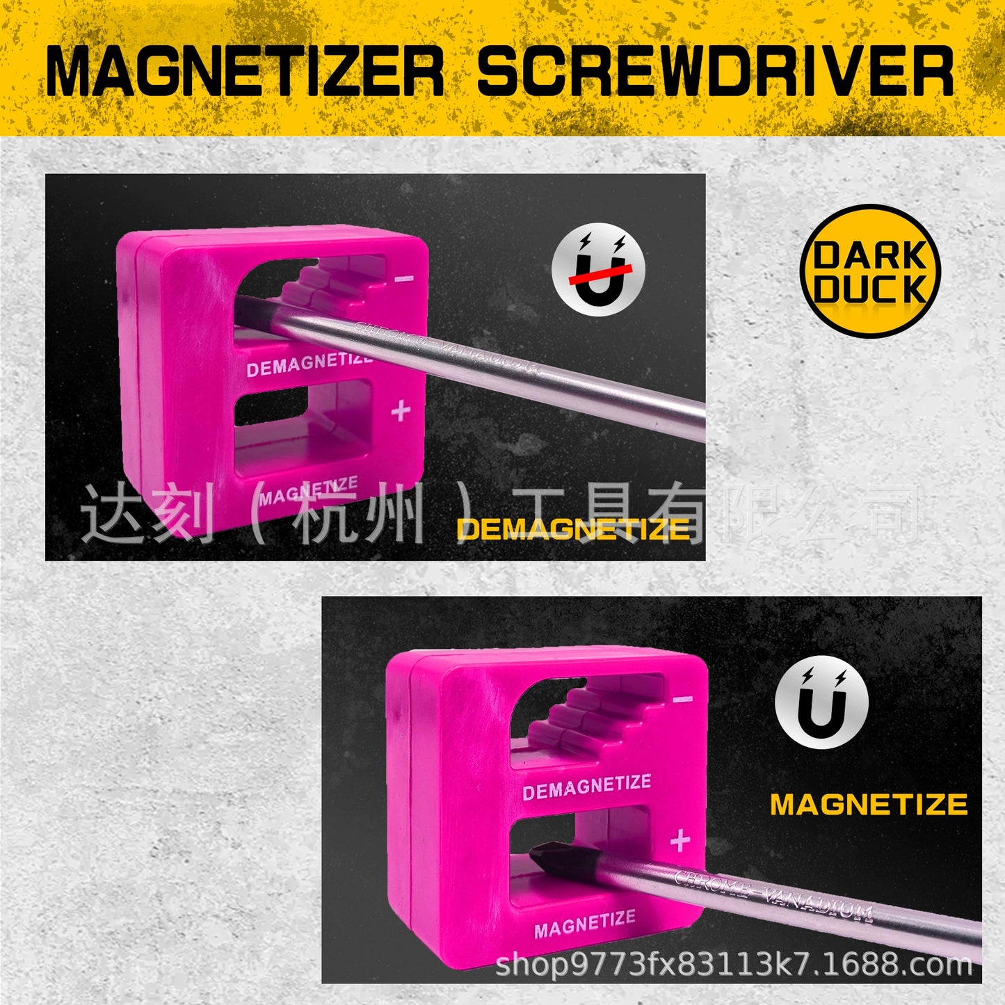 Heydake 118Pcs Magnetic Screwdriver Bit Set with Plastic Rack and Demagnetizer, Chrome Vanadium Steel Precision Screwdriver Kit, Multi-Size Hex & Flathead Bits for Home Repair