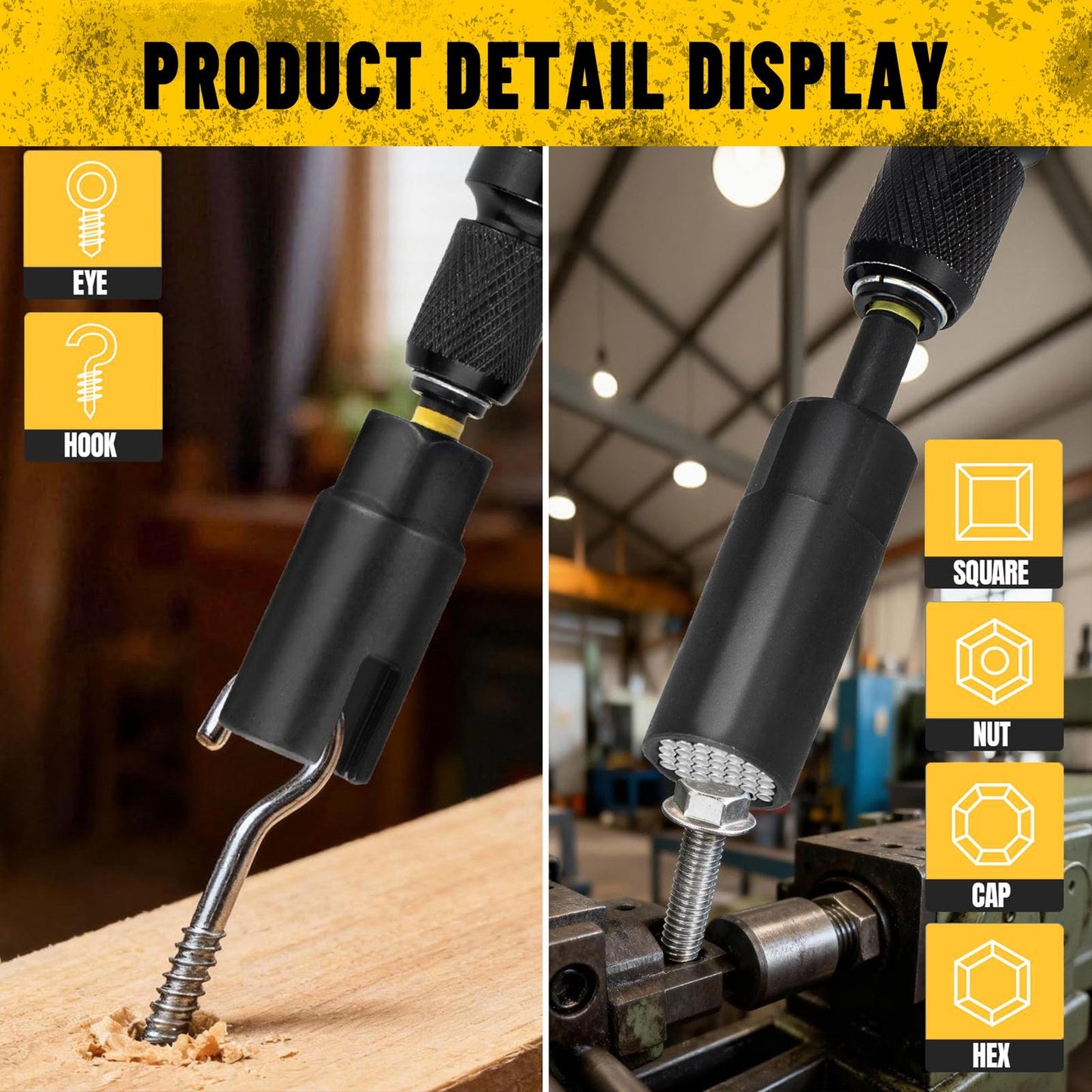 Heydake 80PCS Drive Impact Socket Set (1/2" & 3/8" Drive, CR-V Steel, 6-Point)