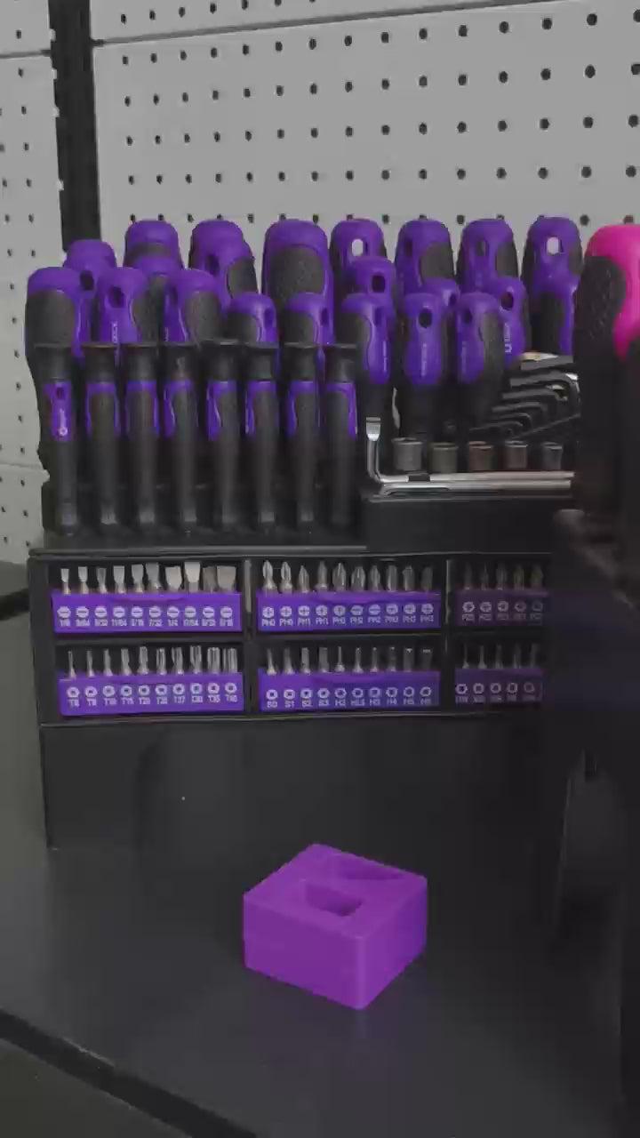 Heydake 118PCS Magnetic Screwdriver Bit Set - Blue