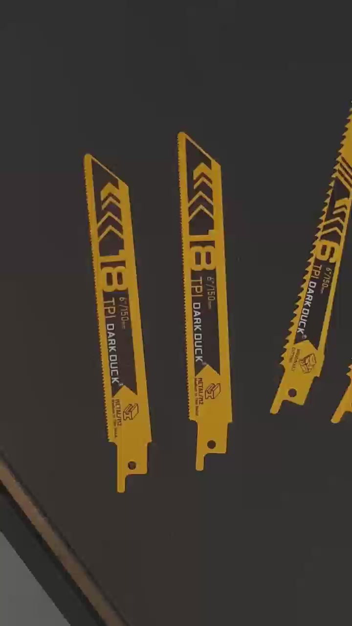 heydake 12 piece reciprocating saw blade set demo