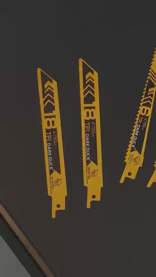 heydake 12 piece reciprocating saw blade set demo