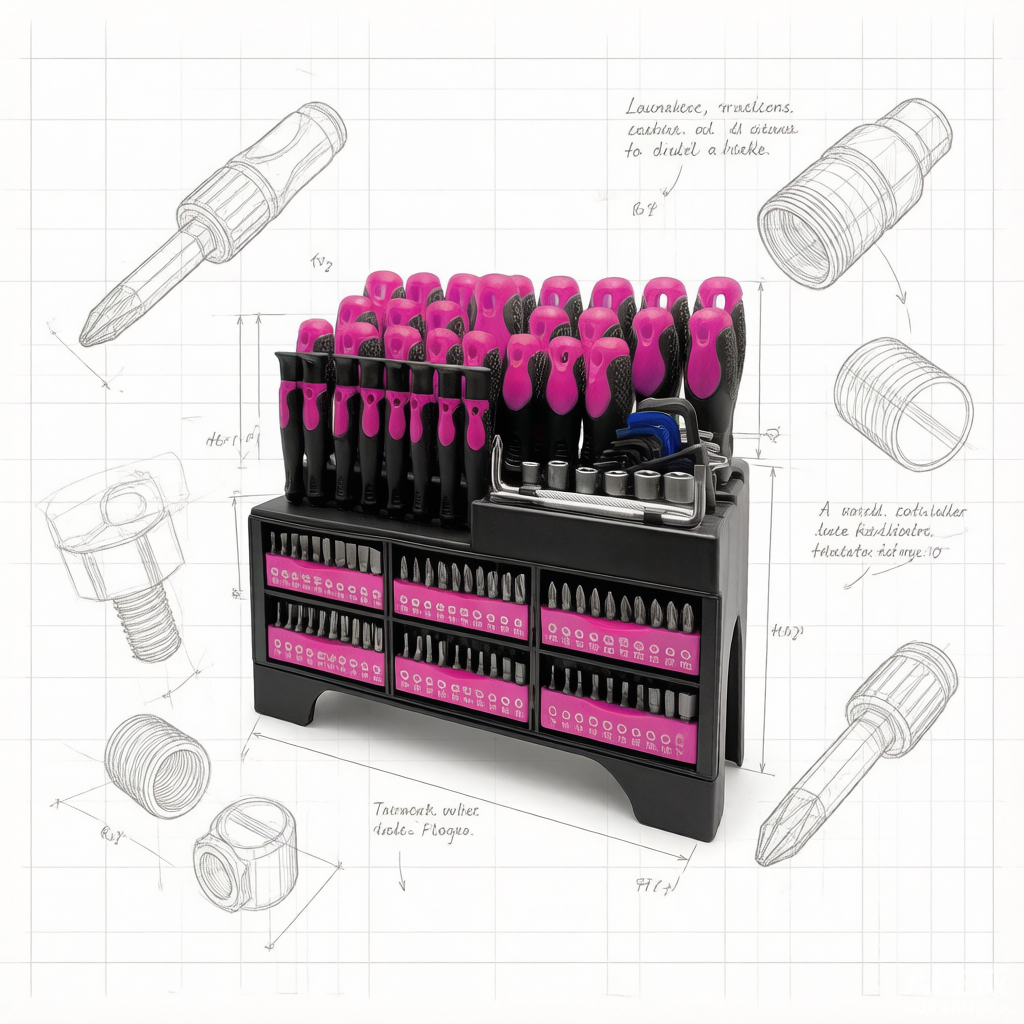 Heydake 118Pcs Magnetic Screwdriver Bit Set